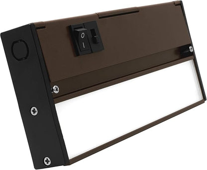 NUC-5 Series 8-inch Oil Rubbed Bronze Selectable LED Under Cabinet Light (NUC508SOB