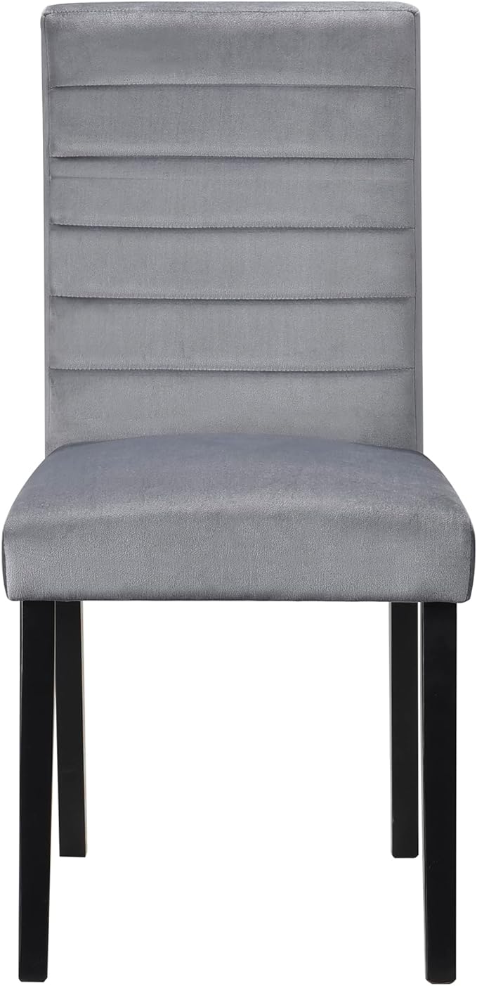 Lexicon Clover Dining Chair (Set of 2), Gray