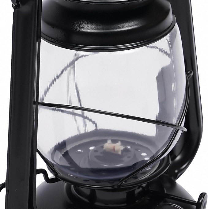 Rustic Wall Sconce Lantern Light, Western Light Fixtures, Vintage Wall Lamp, Farmhouse Wall Light Fixtures, Indoor Old Fashioned Lantern for Hallway Farmhouse Loft (Black, 1pc)