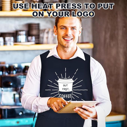 TFTAFAN Cobbler Apron Unisex Waterproof Apron with 2 Deep Pockets Art Smock for Painting Cleaning Artiest Apron work kitchen