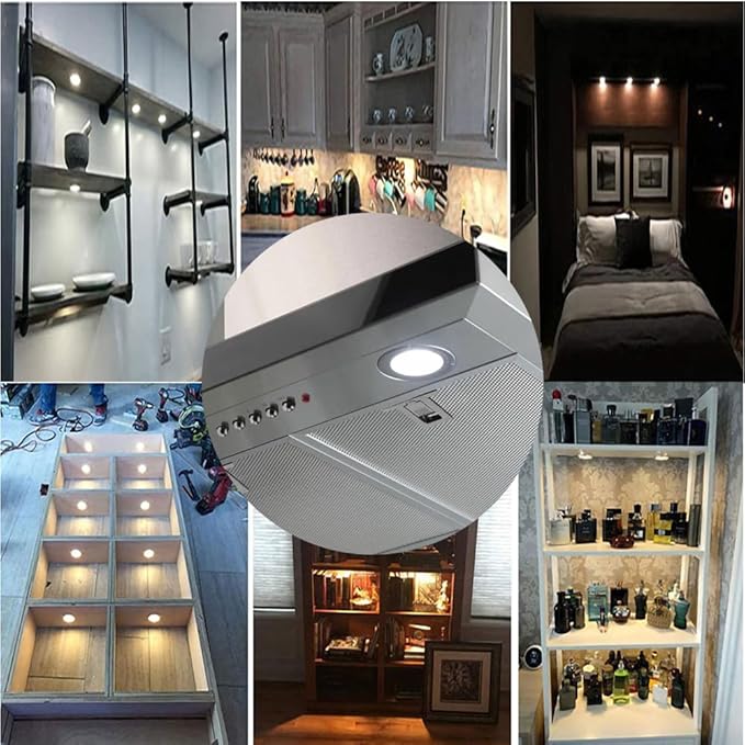 2-Pack DC 12V 1.5W LED Kitchen Cooker Range Hood Light Bulb Diameter 68mm Milky Cover Smoke Exhauster Ventilator Light Lamp with SM Male Connector (White 6000K)