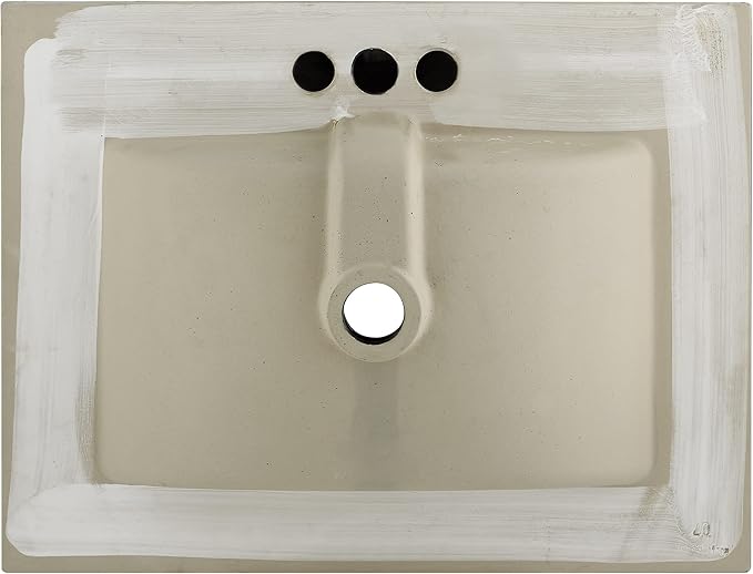 24" Ceramic Vanity Top with Three Holes in Matte Black
