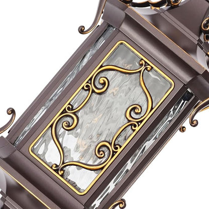 Outdoor Wall Light Fixtures, IP55 Waterproof Outside Wall Lantern Retro Exterior Wall Sconces Vintage Wall-Mounted Lights for Garage House Porch Doorway, E26 w/o Bulb