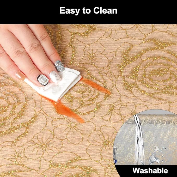 Cooyes Shelf Liner – Premium Non-Adhesive Cabinet & Drawer Liner for Kitchen – Waterproof Shelf Paper with Modern Pattern – Durable EVA Cabinet Mat – Easy to Cut （12" W x 360" L）