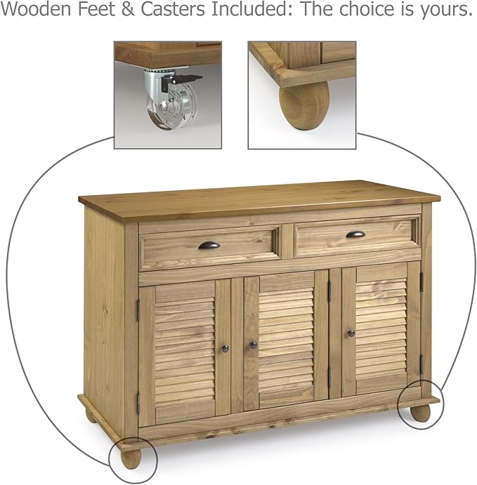 Furniture Dash Sideboard/Kitchen Island Easy Assembly Corona