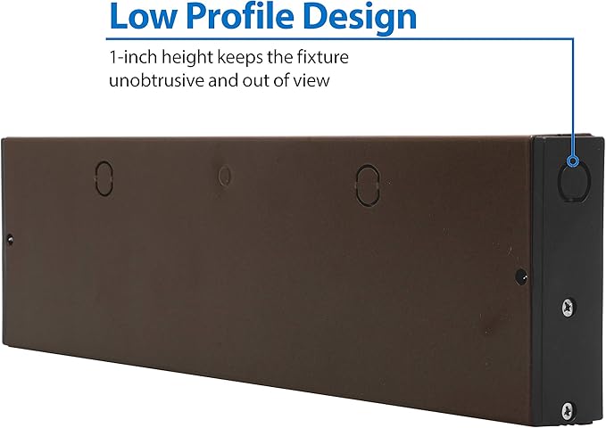 NUC-5 Series 12.5-inch Oil Rubbed Bronze Selectable LED Under Cabinet Light (NUC512SOB