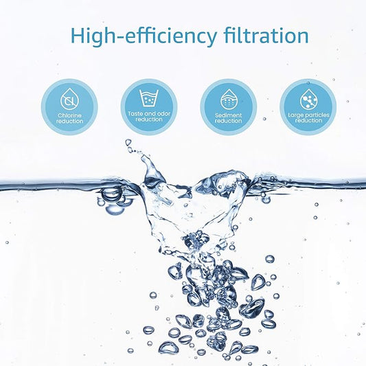 AQUA CREST WFFMC303X Faucet Water Filter, Replacement for DuPont® FMC303X, WFFMC300X Faucet Mount Water Filtration Cartridge, 200-Gallon, 3 Pack