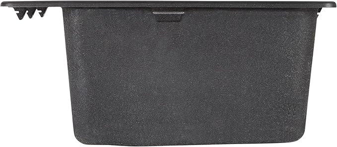 Signature Hardware 447666 Totten 33" Drop In or Undermount Single Basin Granite Composite Kitchen Sink