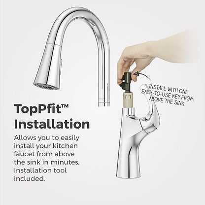 Pfister Talega Pull-Down Kitchen Faucet in Polished Chrome