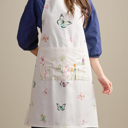 Maison d' Hermine 100% Cotton Apron for women with Pocket Kitchen Chef Apron for Men Cooking Mothers Day Gifts