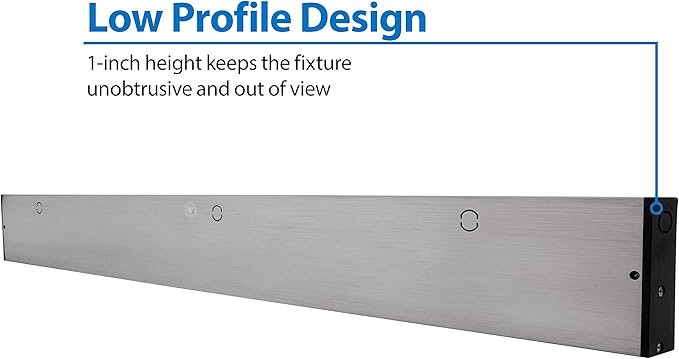 NUC-5 Series 40-inch Nickel Selectable LED Under Cabinet Light (NUC540SNK