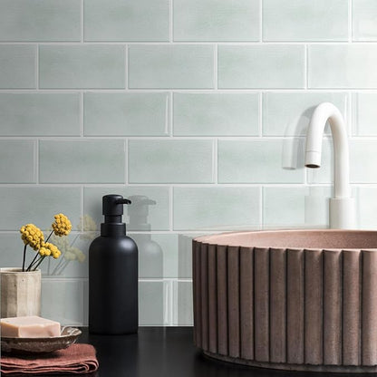 STICKGOO 10-Sheet Subway Tile Peel and Stick Backsplash, Self Adhesive Vinyl Wall Tiles, Stick on Backsplash for Kitchen and Bathroom(Thicker Design)