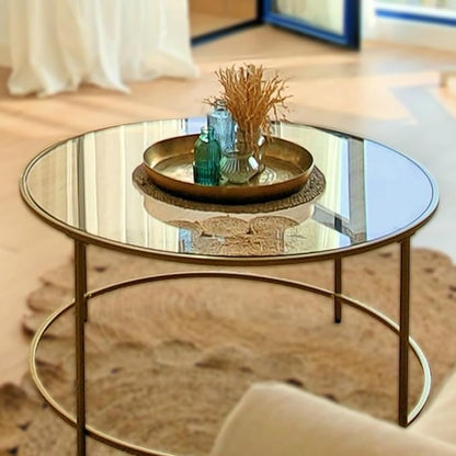 Glass Table Top: 48 inch Round 1/4 inch Thick Flat Polished Tempered