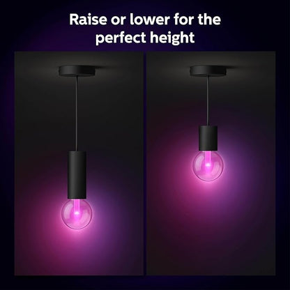 Philips Hue Lightguide Pendant Cord - Black - 4-Pack