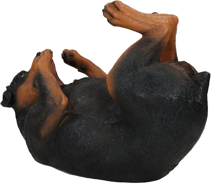 Ebros Lifelike Purebreed Pedigree Canine Adorable Rottweiler Butcher's Dog Wine Bottle Holder Figurine Statue As Kitchen Wine Cellar Centerpiece Decor Storage Organizer (Rottweiler)