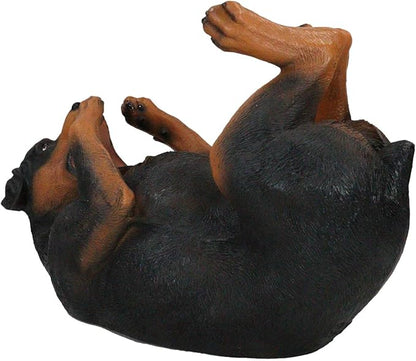 Ebros Lifelike Purebreed Pedigree Canine Adorable Rottweiler Butcher's Dog Wine Bottle Holder Figurine Statue As Kitchen Wine Cellar Centerpiece Decor Storage Organizer (Rottweiler)