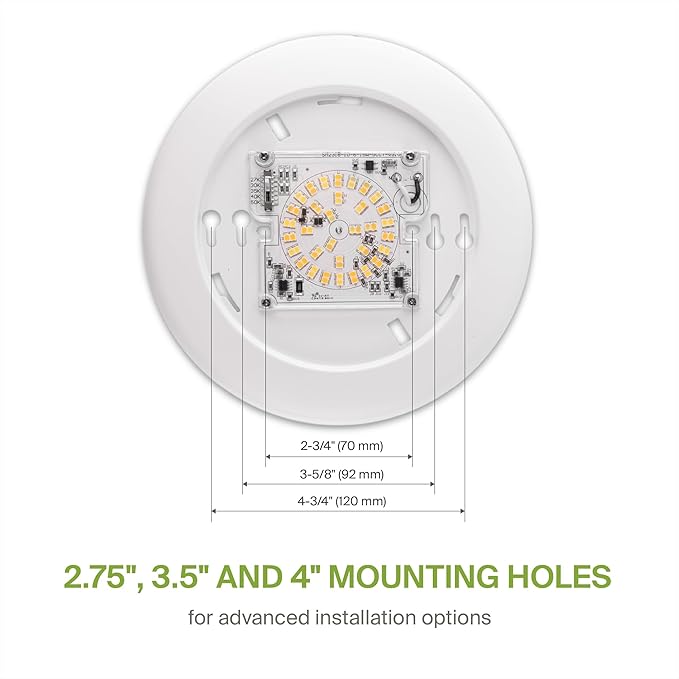 ASD 6 Pack LED Disk Lights 6 Inch, 15W 5CCT 2700K-5000K 1245LM CRI90+, Dimmable Flush Mount Ceiling Light Fixture, Low Profile Surface Mount Disc Lights, Junction Box or Recessed Can Install, UL