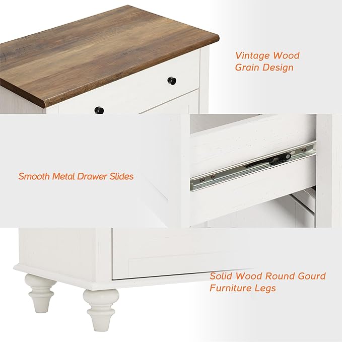 WAMAPT Buffet Cabinet with 8 Doors and 4 Drawers, Large Coffee Bar Table Wood Kitchen Storage Cabinets, Modern Farmhouse Sideboard Credenza for Dining Room, Off White