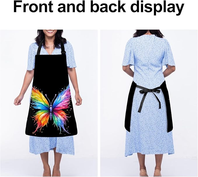 Apron Adjustable Waterproof with Two Deep Pockets Wowen men for Summer BBQ Pool Parties & Resorts
