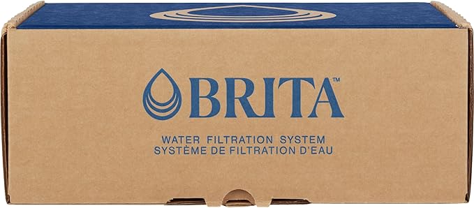 Brita Extra-Large 27-Cup Water Filter Dispenser with Standard Filter, WQA NSF/ANSI Certified, Removes Chlorine Taste & Odor, Reduces Zinc Copper & Mercury, BPA-Free, 1 Filter Included, Lasts 2 Months