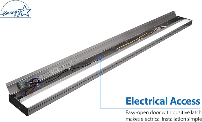 NUC-5 Series 40-inch Nickel Selectable LED Under Cabinet Light (NUC540SNK