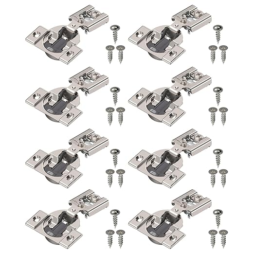 Blum 38N355BE08x15 Compact Soft-Close 1/2'' Overlay Blumotion Hinge, Nickel Finish (Pack of 15)