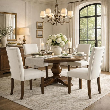 HomePop Classic Parsons Dining Chair - Gray Woven (Set of 2)