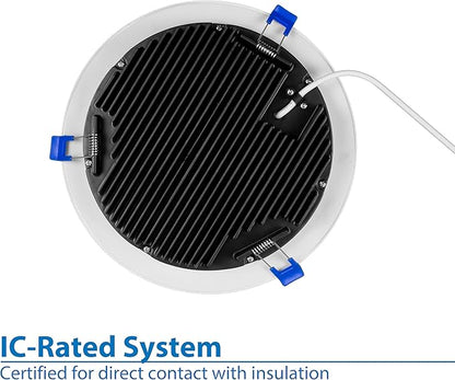 NICOR Lighting DLE821202KRDWH Recessed Lighting Kit, White