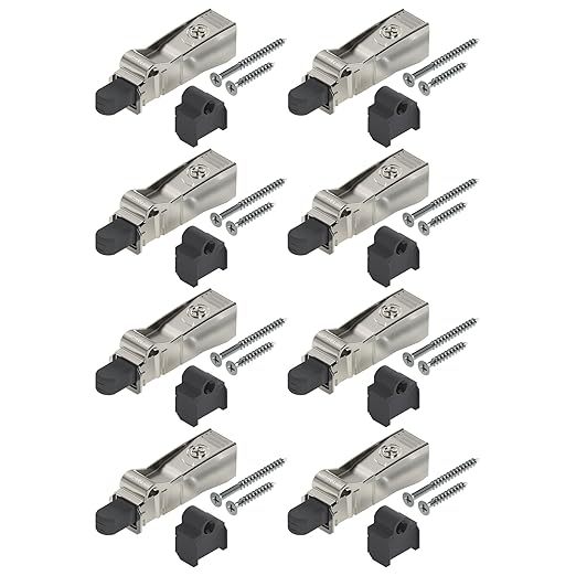 Blum BLUMOTION for Doors (8 Kits), Soft-Close Adapter for Compact Hinges, Includes Spacer and Screws for Face Frame Cabinets