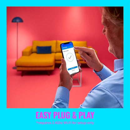 WiZ LED Strip Starter Kit (6.6') and Extension (3.3') - Smart- Full-Color- Low-Voltage Light - Connects to Your Existing Wi-Fi - Control with Voice or App - Google Home- Alexa and Siri Shortcuts