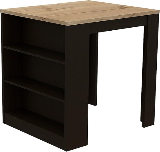 Tuhome Kitchen Counter with Spacious Storage, Open Shelves, Modern and Functional Design, Ideal for Kitchens, Dining Rooms, or Utility Spaces