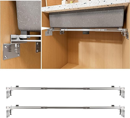 CPT-4pro Upgrade Undermount Sink Brackets Stainless Steel Adjustable Supports with 4 Anti-bulging Kit for Heavy Duty Undermount Kitchen Sink (36"-51"(91-130cm))