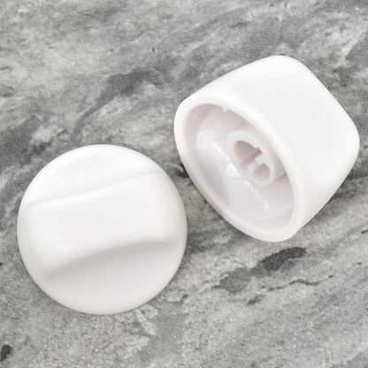 S600349 Range Hood Knob S99360233 Fan Knob Replacement Parts for Kitchen Appliances Stove Fan and Light Replacement White 2PCS