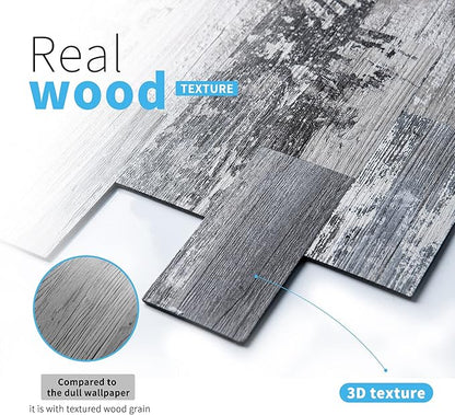 Art3d 10-Sheet Peel and Stick Backsplash PVC Wall Tile, Stickon Tile for Kitchen Backplash, Bathroom Vanities, Fireplace Decor, Laundry Table, Stair Decals in Light Rustic, Plastic-Sheets