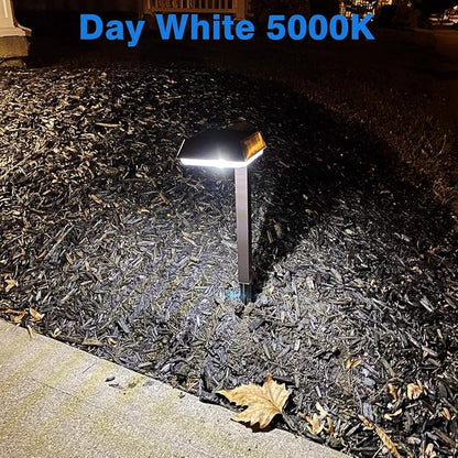 Bobcat Solar Pathway Lights Outdoor Super Bright 300 lumens with 2-in-1 Warm White and Daylight Color Modes, Solar LED Lights Outdoor Waterproof for Path, Sidewalk, Driveway or Walk Way Light(4 Pack)