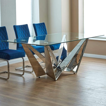 Clear Rectangle Tempered Glass Table Top 20" x 36", 3/8" Thick Pencil polished Edge, Scratch Resistant, Easy Clean Replacement for Dining, Coffee, or Office Tables – Fab Glass and Mirror