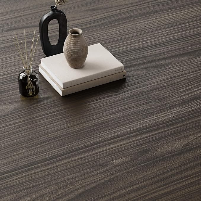 Mobili Fiver, Evolution Dining Table with Two Legs and Wirelss Charger 47.2 x 23.6 in, Dark Walnut, Made in Italy