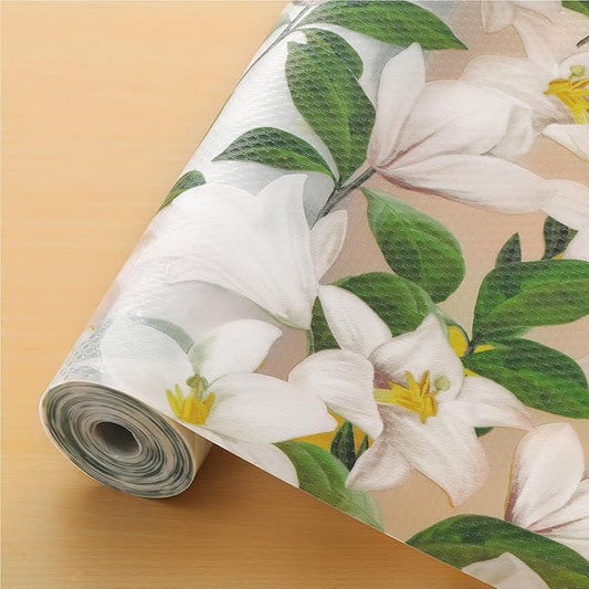 Cooyes Shelf Liner – Premium Non-Adhesive Cabinet & Drawer Liner for Kitchen – Waterproof Shelf Paper with Modern Pattern – Durable EVA Cabinet Mat – Easy to Cut （17.5" W x 78.7" L）