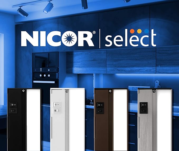 NUC-5 Series 40-inch White Selectable LED Under Cabinet Light (NUC540SWH