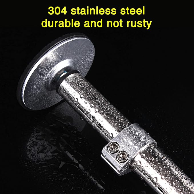 ST-2 Undermount Sink Brackets Stainless Steel Adjustable Support Sink Legs Installation and Repair System Kit For Kitchen Sink (16-29.5inches(41-75cm))