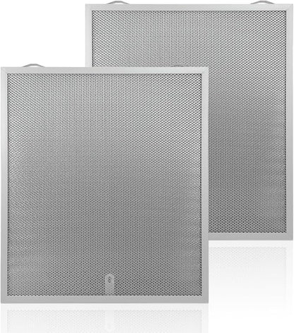 2 Pack S99010430-002 Range Hood Filter 15-3/4" x 13-7/8" x 3/8" Compatible with Broan Nutone Kenmore range hoods,Replaces 4512880 99010430-002 Range Hood Aluminum Grease Filter