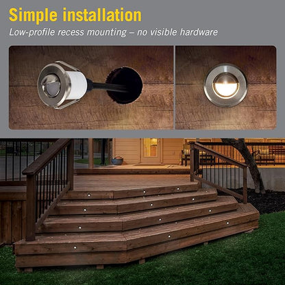 Armacost Lighting 211125 Recessed Mini Integrated LED Puck Lights, Soft Bright White (3000K) (Series 1)