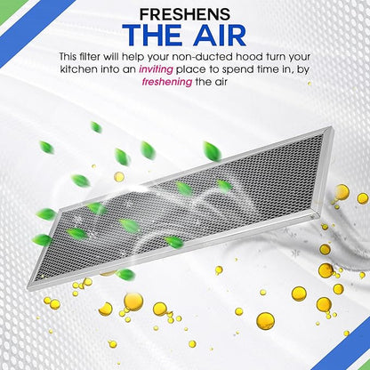 Bagean Stove Hood Vent Filter 5.83" x 17.65" for SB08999040 - Compatible with Broan Charcoal Range Hood Filter Replacement Ductless Filters for Kitchen Oven - Removes Odors and Freshens Air (1-Pk)