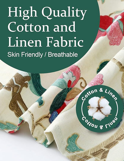 Big Plus Size Aprons for Women with Pockets Cotton Linen Baking Kitchen Cooking