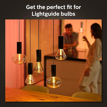 Philips Hue Lightguide Pendant Cord - Black - 4-Pack