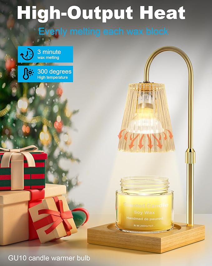 SerBion GU10 Halogen Light Bulbs for Candle Warmer Lamp, Dimmable MR16 120V 25W Bulbsfor Track and Range Hood, Warm White