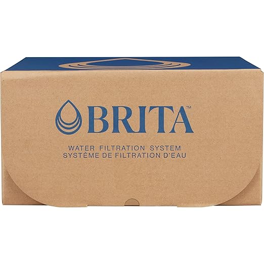 Brita Large 10-Cup Water Filter Pitcher, WQA NSF/ANSI Certified, Removes Chlorine Taste & Odor, Reduces Zinc, Copper & Mercury, 1 Standard Filter, Lasts 2 Months, Bright White