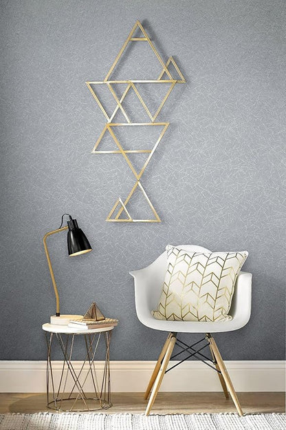 Safiyya 17.3 inch X 393 inch Wallpaper Silver Grey Silk Wallpaper Peel and Stick Textured Wall Paper Silk Removable Solid Color Contact Paper for Walls Vinyl Rolls