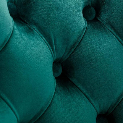 Modern Dining Chair with Back, Sturdy Stable Kitchen Side Chair Set for Dining Room, Mid-Century Luxury Furniture with Easy Assembly for Home Pub and Kitchen Island,Green-Foam-setof2-2