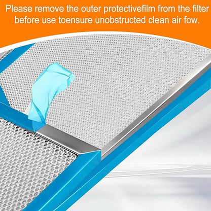 Stove Hood Vent Filter 11-1/4" x 11-3/4" BPQTAF S99010316 Compatible with Broan Range Hood Filter Replacement - 2 Pack